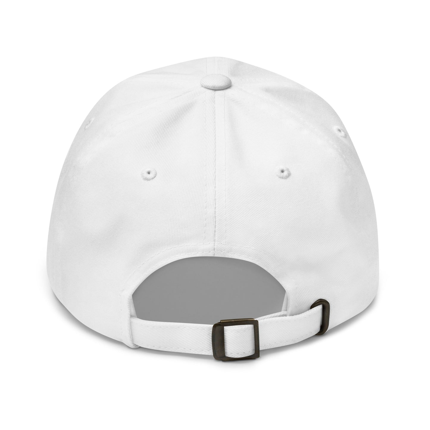 The Heart on your Sleeve Dad Hat - white with red heart